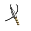 Cable de audio Baseus CABA01-01 0,5 m 3,5 mm USB Type-A negro