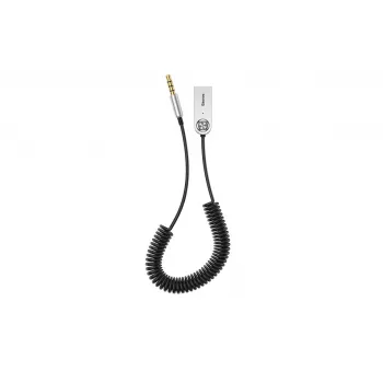 Cable de audio Baseus CABA01-01 0,5 m 3,5 mm USB Type-A negro