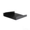 StarTech.com bandeja de rack para servidor 2HE – bandeja universal de montaje en rack para rack y armario de equipos de red de 19 pulgadas – acero de alta resistencia – capacidad de carga 20 kg – bandeja de 400 mm de profundidad, negro