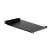 StarTech.com bandeja fija de montaje en rack de servidor 1U - bandeja universal de brazo en voladizo de 25,4 cm de profundidad de acero para rack de equipos AV/red de 19