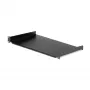 StarTech.com bandeja fija de montaje en rack de servidor 1U - bandeja universal de brazo en voladizo de 25,4 cm de profundidad de acero para rack de equipos AV/red de 19