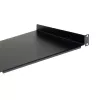 StarTech.com bandeja fija de montaje en rack de servidor 1U - bandeja universal de brazo en voladizo de 25,4 cm de profundidad de acero para rack de equipos AV/red de 19