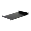 StarTech.com bandeja fija de montaje en rack de servidor 1U - bandeja universal de brazo en voladizo de 25,4 cm de profundidad de acero para rack de equipos AV/red de 19