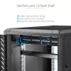 StarTech.com bandeja fija de montaje en rack de servidor 1U - bandeja universal de brazo en voladizo de 25,4 cm de profundidad de acero para rack de equipos AV/red de 19