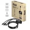 CLUB3D USB Type-C + HDMI™ + MiniDisplayPort™ 1.2 a HDMI™ 4K60Hz HDR M/M adaptador activo 32AWG