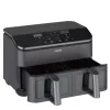 Cosori Dual Basket Chef Edition freidora de aire doble 8,5 L de sobremesa 1750 W negra, plata
