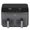 Cosori Dual Basket Chef Edition freidora de aire doble 8,5 L de sobremesa 1750 W negra, plata