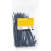 StarTech.com CBMZT6B bridas para cables, pack de 100, 15 cm (6 pulgadas), 3 mm (1/8 de pulgada) de ancho, diámetro de haz de 39 mm, resistencia a la tracción de 18 kg (40 lb), autoblocantes de nailon 66 con punta curva, 94V-2/UL, negras, TAA