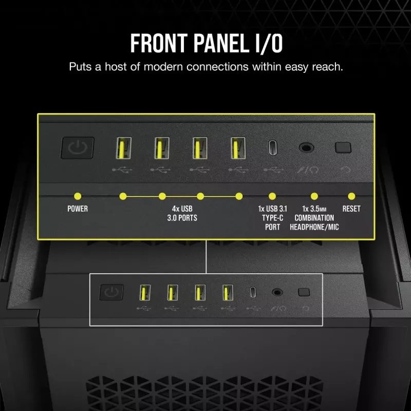 Caja PC Corsair 7000D Airflow Full Tower negra