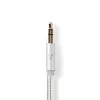 Cable Lightning Nedis CCTB39940AL10 de 1 m aluminio conector de 3,5 mm