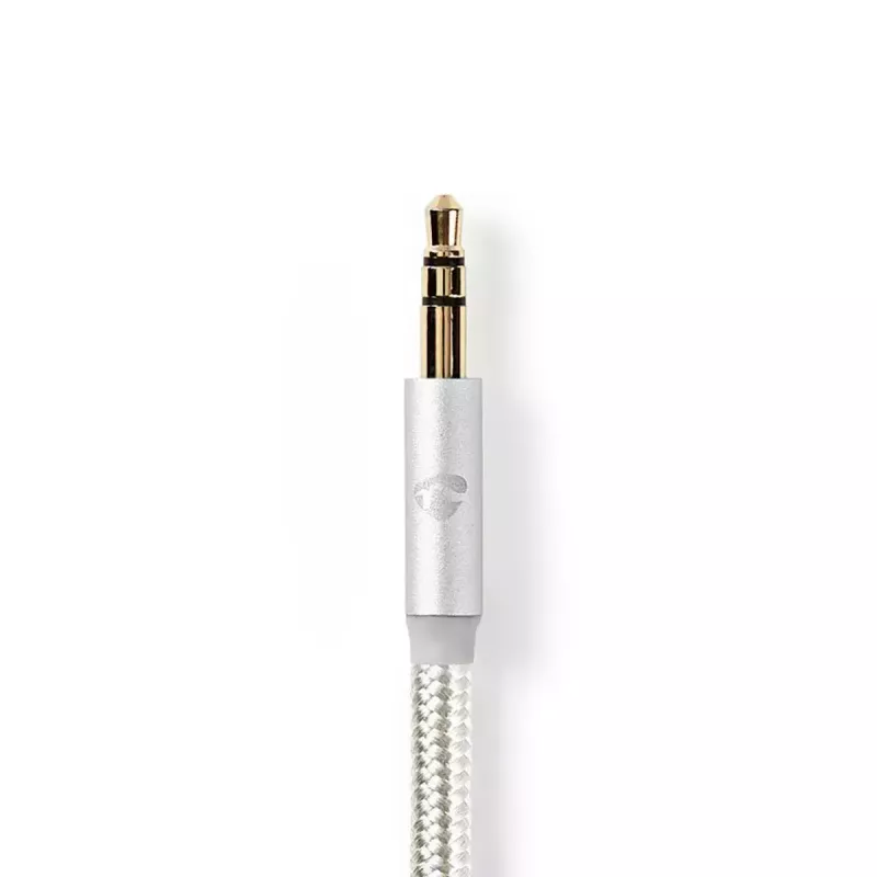 Cable Lightning Nedis CCTB39940AL10 de 1 m aluminio conector de 3,5 mm