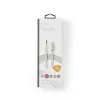 Cable Lightning Nedis CCTB39940AL10 de 1 m aluminio conector de 3,5 mm