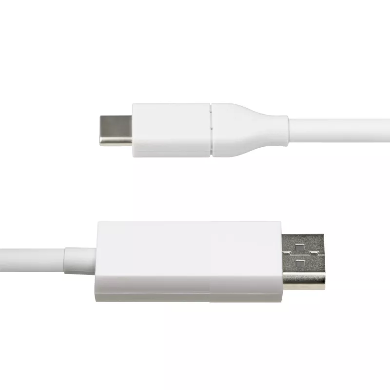 Cable StarTech.com de 6ft (2m) USB-C a DisplayPort 1.2, bidireccional, 4K 60Hz, blanco, cable adaptador de vídeo para Apple MacBook Pro / Air M1 M2 M3 M4, Mac Mini / Studio, compatible con Thunderbolt