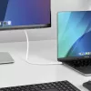 Cable StarTech.com de 6ft (2m) USB-C a DisplayPort 1.2, bidireccional, 4K 60Hz, blanco, cable adaptador de vídeo para Apple MacBook Pro / Air M1 M2 M3 M4, Mac Mini / Studio, compatible con Thunderbolt