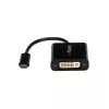 Adaptador StarTech.com USB-C a DVI – negro – 1920x1200 – convertidor de vídeo USB Type-C para su pantalla/monitor/proyector DVI-D – la versión actualizada es CDP2DVIEC
