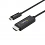 Cable StarTech.com de 3m USB-C a HDMI – 4K 60Hz cable adaptador de vídeo USB Type-C a HDMI 2.0 – compatible con Thunderbolt 3 – portátil a monitor/pantalla HDMI – DP 1.2 Alt Mode HBR2 – negro