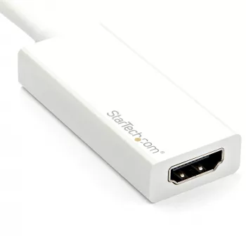 Adaptador StarTech.com USB-C a HDMI - blanco - 4K 60Hz, USB Type-C, salida HDMI, 3840 x 2160 píxeles