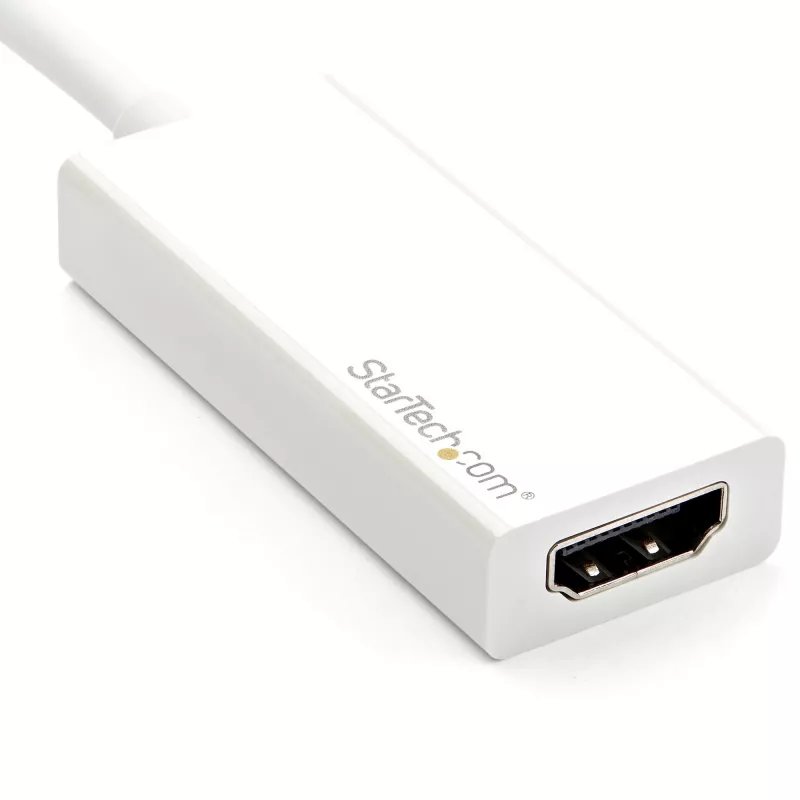 Adaptador StarTech.com USB-C a HDMI - blanco - 4K 60Hz, USB Type-C, salida HDMI, 3840 x 2160 píxeles