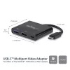 Adaptador multipuerto StarTech.com USB-C con HDMI – puerto USB 3.0 – 60W PD – negro