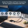 Adaptador multipuerto StarTech.com USB-C con HDMI – puerto USB 3.0 – 60W PD – negro