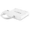 Adaptador multipuerto StarTech.com USB-C con HDMI – conector USB 3.0 – 60 W PD – blanco
