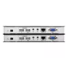 Extensor KVM ATEN USB VGA con audio y RS-232 (200 m), transmisor y receptor, cableado, 200 m, Cat5, 1920 x 1200 píxeles, pulsadores