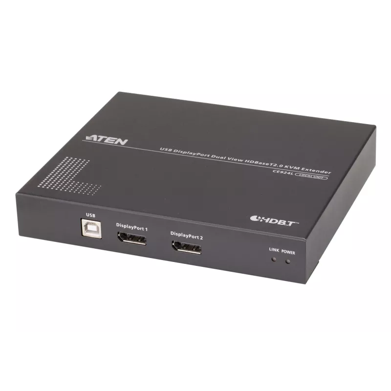 Extensor KVM ATEN USB DisplayPort Dual View HDBaseT™ 2.0 (4K@100m para vista única)