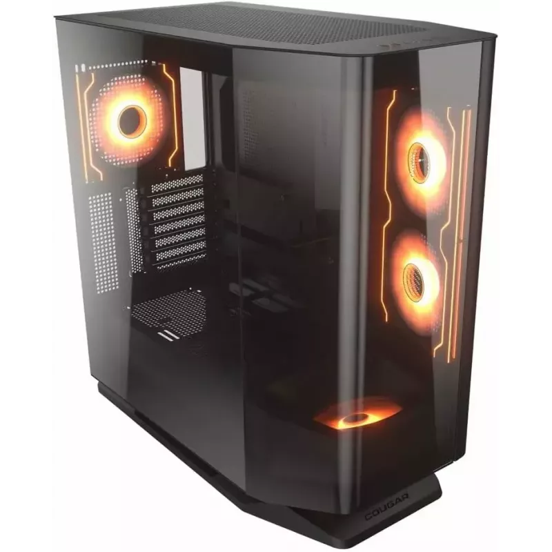 Caja de ordenador COUGAR FV270 RGB, semitorre, negra