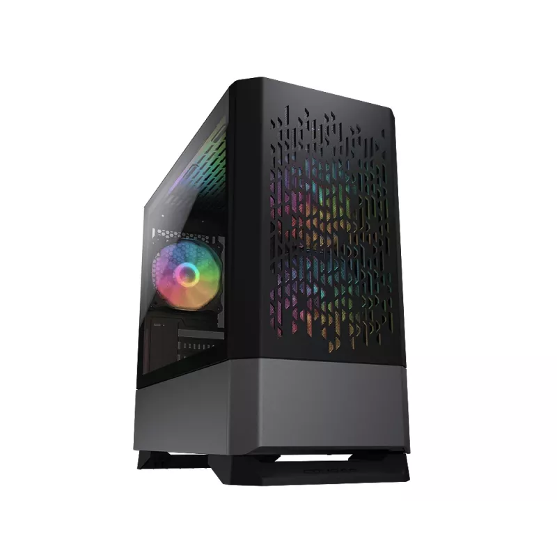 Caja mini torre COUGAR MG140 Air ARGB, negra