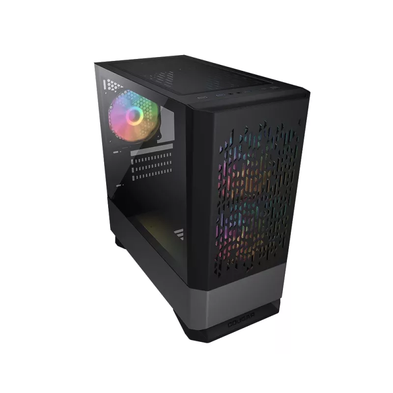 Caja mini torre COUGAR MG140 Air ARGB, negra