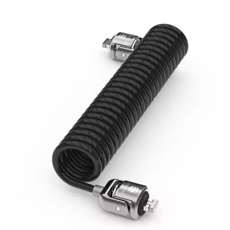 Cable de seguridad con cerradura Compulocks CL02H Dual Head Coiled T-bar