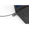 Cerradura de combinación Compulocks CL37 T-Bar cable de seguridad negro