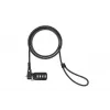 Cerradura de combinación Compulocks CL37 T-Bar cable de seguridad negro