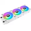 Thermaltake CT120 EX Reverse ARGB Sync CL-F194-PL12SW-A ventilador de caja, 120 mm, rodamiento hidráulico, pack de 3, blanco
