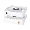 Thermaltake CT120 EX Reverse ARGB Sync CL-F194-PL12SW-A ventilador de caja, 120 mm, rodamiento hidráulico, pack de 3, blanco
