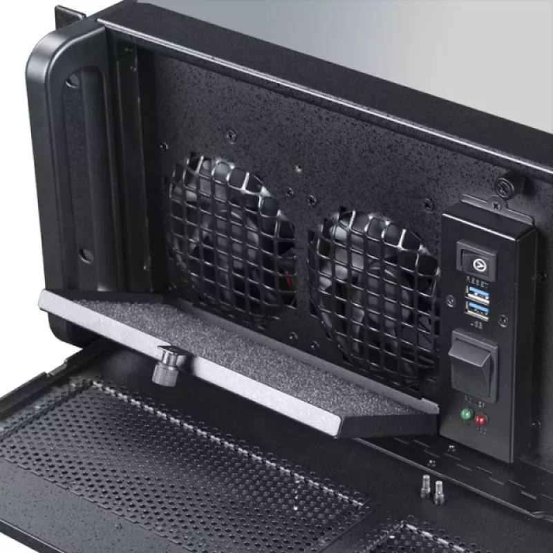 Chieftec UNC-410S-B-U3 Rack negro