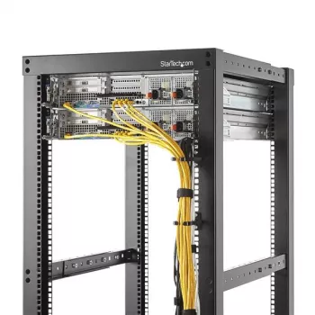 StarTech.com gancho en D de gestión de cables vertical para rack de servidor 1U – 4,5 x 10 cm (1,8 x 3,9