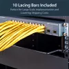 StarTech.com bridas horizontales de guía de cables con desplazamiento de 2