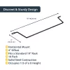 StarTech.com bridas horizontales de guía de cables con desplazamiento de 10,2 cm para racks – pack de 10