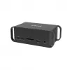 Canyon DS-95 CNS-HDS95ST base de conexión USB-C 14 en 1 con adaptador de CA de 100 W, gris
