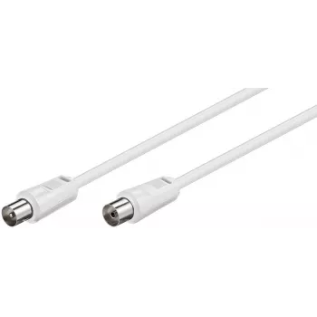Cable coaxial Microconnect COAX025W 2,5 m blanco