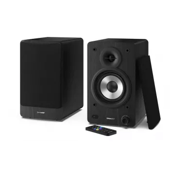 Altavoces de estantería Sharp CP-SS30 – negros