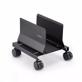 StarTech.com carro para torre de ordenador, soporte móvil con ruedas para CPU (ruedas), carga máx. 21 kg, soporte ajustable para caja de PC, soporte de suelo para escritorio, carro de acero