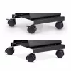 StarTech.com CPUMOBILESTND carro para torre de ordenador con ruedas, ajustable, acero, negro