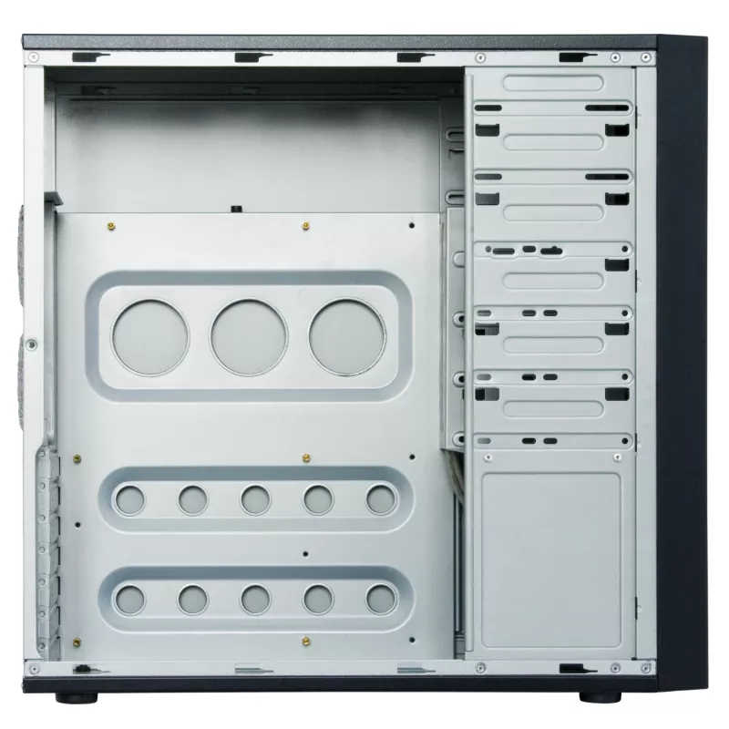 Caja de ordenador Chieftec CQ-01B-U3-OP semitorre negra