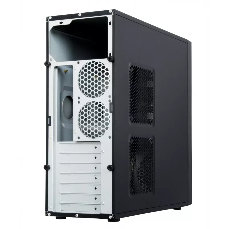 Caja de ordenador Chieftec CQ-01B-U3-OP semitorre negra