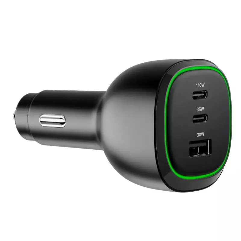 Cargador de coche ALOGIC Rapid Power 165W USB-C con cable de carga de 240W