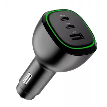 Cargador de coche ALOGIC Rapid Power 165W USB-C con cable de carga de 240W