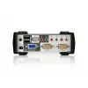 ATEN Switch KVM VGA USB - PS/2 de 2 puertos con audio y hub USB 2.0 (cable KVM incluido)