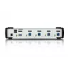ATEN Switch KVMP™ DisplayPort 1.1 USB 3.1 Gen 1 de 4 puertos con altavoz (cable KVM incluido)